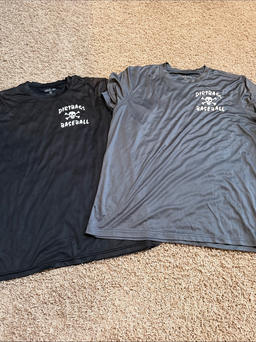 2 - Wilson Dirtbags Baseball Dri-Fit Tee - Black & Gray